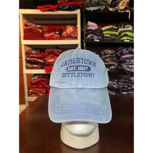Jamestown Hat Settlement Blue Cap Headwear OS